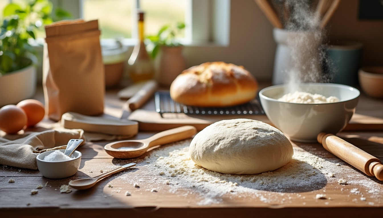 découvrez notre guide complet pour faire du pain maison et maîtriser l'art de la boulangerie. suivez des conseils pratiques, des recettes faciles et des astuces pour réussir votre pain à tous les coups. transformez votre cuisine en une vraie boulangerie!